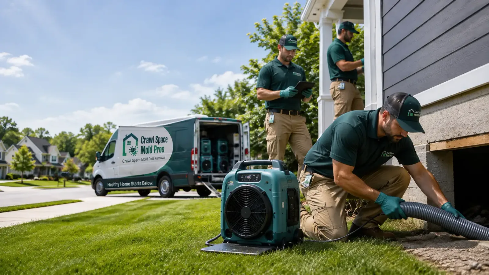 Crawl Space Mold Removal in Doyle, CA